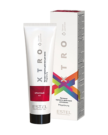 Estel Professional XTRO WHITE - Пигмент прямого действия для волос Красный 100 мл - hairs-russia.ru